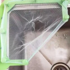 Merkloos Gootsteen Organizer - Gootsteen Afval Netje - Gootsteenontstopper - Spoelbak - Incl. 50 Netjes -Huishoudelijke Schoonmaak 1200x1200 1000