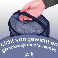 Allsa Wasmand - Opvouwbare Wasmand - 70 L - Extra Opbergvak - Stevig - Blauw -Huishoudelijke Schoonmaak 1200x1200 1060