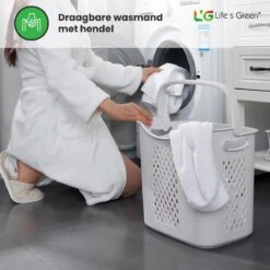 Life’s Green® - Wasmand - Wasmand 3 Vakken - Wassorteerder - Ophangbaar -Huishoudelijke Schoonmaak 1200x1200 1085