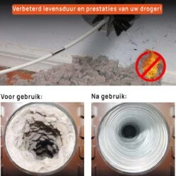 Kibani Schoorsteenborstel 7 Meter - Schoorsteenreiniger - Schoorsteenveger - Schoorsteenveegset - Schoorsteen Borstel - Veegkit - Borstelset Voor Boormachine - Boormachine -Huishoudelijke Schoonmaak 1200x1200 1368