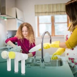 Apeiron Elektrische Schoonmaakborstel - Poetsmachine - Poliermachine - Schrobborstel - Handborstel - Werkborstel - Schrobber - Boorborstel - Wasborstel - Schoonmaakmiddelen - Reinigingsborstel - 3 Opzetstukken -Huishoudelijke Schoonmaak 1200x1200 1402