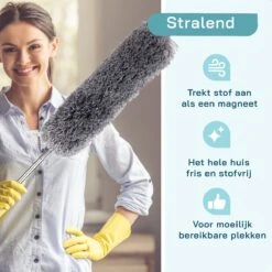 ForDig 7-Delige Plumeau Set - Duster Met Telescoopsteel Uitschuifbaar Tot 250 Cm - Inclusief Ragebol / Voegenborstel / Microvezel Doek / Chenille Borstel - Wasbaar - 360 Graden Draaibaar 13 ForDig 7-Delige Plumeau Set - Duster Met Telescoopsteel Uitschuifbaar Tot 250 Cm - Inclusief Ragebol / Voegenborstel / Microvezel Doek / Chenille Borstel - Wasbaar - 360 Graden Draaibaar -Huishoudelijke Schoonmaak 1200x1200 1475
