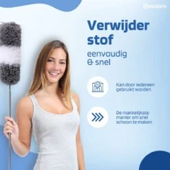 Woodoro Ragebol Uitschuifbaar Complete 9-Delige Set - Verstelbare Telescoopsteel - Plumeau - RVS - Zwart & Grijs -Huishoudelijke Schoonmaak 1200x1200 1512