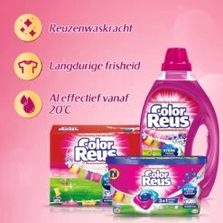 Color Reus Power Caps Wascapsules – Wasmiddel Capsules – Voordeelverpakking – 2x40 Wasbeurten 16 Color Reus Power Caps Wascapsules – Wasmiddel Capsules – Voordeelverpakking – 2x40 Wasbeurten -Huishoudelijke Schoonmaak 1200x1200 201
