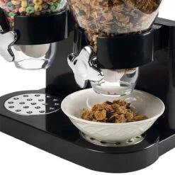 MikaMax Cornflakes Dispenser - Voorraadbus - Cornflakes Voorraadpot - Ontbijt Granendispenser - Zwart - 2 X 500 Gram -Huishoudelijke Schoonmaak 1200x1200 2466
