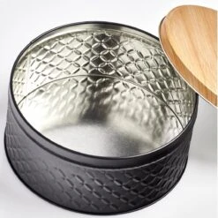 Zeller Bewaar/voorraad Blikken - Zwart - 3,8L - 20 X 9,5 Cm -Huishoudelijke Schoonmaak 1200x1200 2472