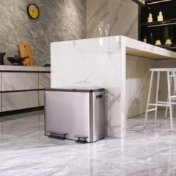 EKO EcoCasa Recycle Prullenbak - 30 + 15 L - Mat RVS 19 EKO EcoCasa Recycle Prullenbak - 30 + 15 L - Mat RVS -Huishoudelijke Schoonmaak 1200x1200 2559