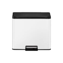 EKO Essential Recycling Prullenbak - 20 + 9 Liter - Wit -Huishoudelijke Schoonmaak 1200x1200 2626