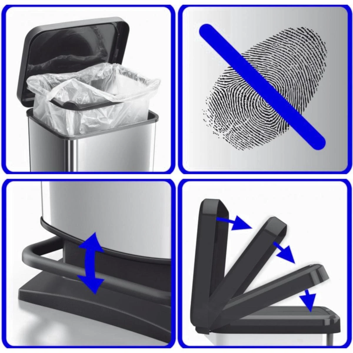 Rotho - Pedaalemmer 40L PASO Rood 6 Rotho - Pedaalemmer 40L PASO Rood - Afbeelding 4