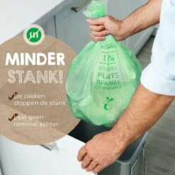 Biozakken 2/3 Liter 250 Stuks Biologisch Afbreekbare Afvalzakken – 26 X 29 Cm - 100% Composteerbare Vuilniszakken - Incl. Dispenser - Gft Afvalzakken -Huishoudelijke Schoonmaak 1200x1200 2762