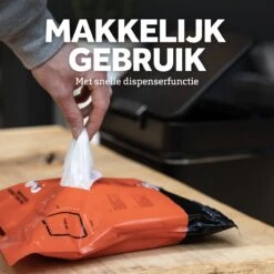 BagFitter Rood A 35L Tot 60L Vuilniszak Met Trekband Van 100% Gerecycled Plastic - 78cm X 50cm - 30 Stuks - 35-60 Liter - Vuilniszakken - Afvalzakken - Prullenbakzakken Geschikt Voor O.a. Homra Nexo -Huishoudelijke Schoonmaak 1200x1200 2767