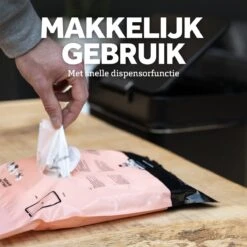 BagFitter Roze C 40L Tot 50L Vuilniszak Met Trekband Van 100% Gerecycled Plastic - 77cm X 57cm - 30 Stuks - 40-50 Liter - Vuilniszakken - Afvalzakken - Prullenbakzakken Geschikt Voor O.a. Homra Fonix En StangVollby Nausta -Huishoudelijke Schoonmaak 1200x1200 2770