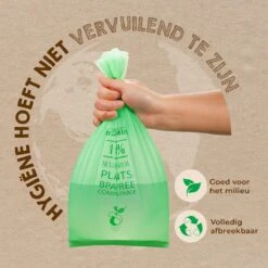 Biozakken 2/3 Liter 100 Stuks Biologisch Afbreekbare Afvalzakken – 26 X 29 Cm - 100% Composteerbare Vuilniszakken - Incl. Dispenser - Gft Afvalzakken -Huishoudelijke Schoonmaak 1200x1200 2785