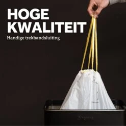 Bagfitter Geel A 30L Vuilniszak Met Trekband Van 100% Gerecycled Plastic - 77cm X 52cm - 30 Stuks - 30 Liter - Vuilniszakken - Afvalzakken - Prullenbakzakken Geschikt Voor O.a. Homra Fexby, Quickx En Neviq -Huishoudelijke Schoonmaak 1200x1200 2793