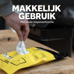 Bagfitter Geel A 30L Vuilniszak Met Trekband Van 100% Gerecycled Plastic - 77cm X 52cm - 30 Stuks - 30 Liter - Vuilniszakken - Afvalzakken - Prullenbakzakken Geschikt Voor O.a. Homra Fexby, Quickx En Neviq -Huishoudelijke Schoonmaak 1200x1200 2794