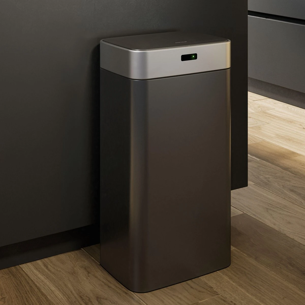 Stangvollby Gimo Sensor Prullenbak - 45 Liter - RVS - Zwart - Automatische Soft Close Deksel - Zwarte Keuken Afvalemmer - Kantoor Vuilbak - Scandinavisch Design - Infrarood Bewegingssensor - 50 Liter Afvalbak - Vingerafdrukvrij - Hygiënisch 11 Stangvollby Gimo Sensor Prullenbak - 45 Liter - RVS - Zwart - Automatische Soft Close Deksel - Zwarte Keuken Afvalemmer - Kantoor Vuilbak - Scandinavisch Design - Infrarood Bewegingssensor - 50 Liter Afvalbak - Vingerafdrukvrij - Hygiënisch - Afbeelding 9