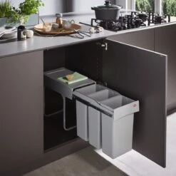 Wesco Inbouw Afvalbak 3 X 10 Liter -Huishoudelijke Schoonmaak 1200x1200 3218