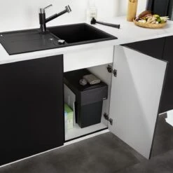 Blanco - Inbouw Prullenbak - 30 Liter Inhoud - Met 2 Compartimenten - Grijs 8 Blanco - Inbouw Prullenbak - 30 Liter Inhoud - Met 2 Compartimenten - Grijs -Huishoudelijke Schoonmaak 1200x1200 3219