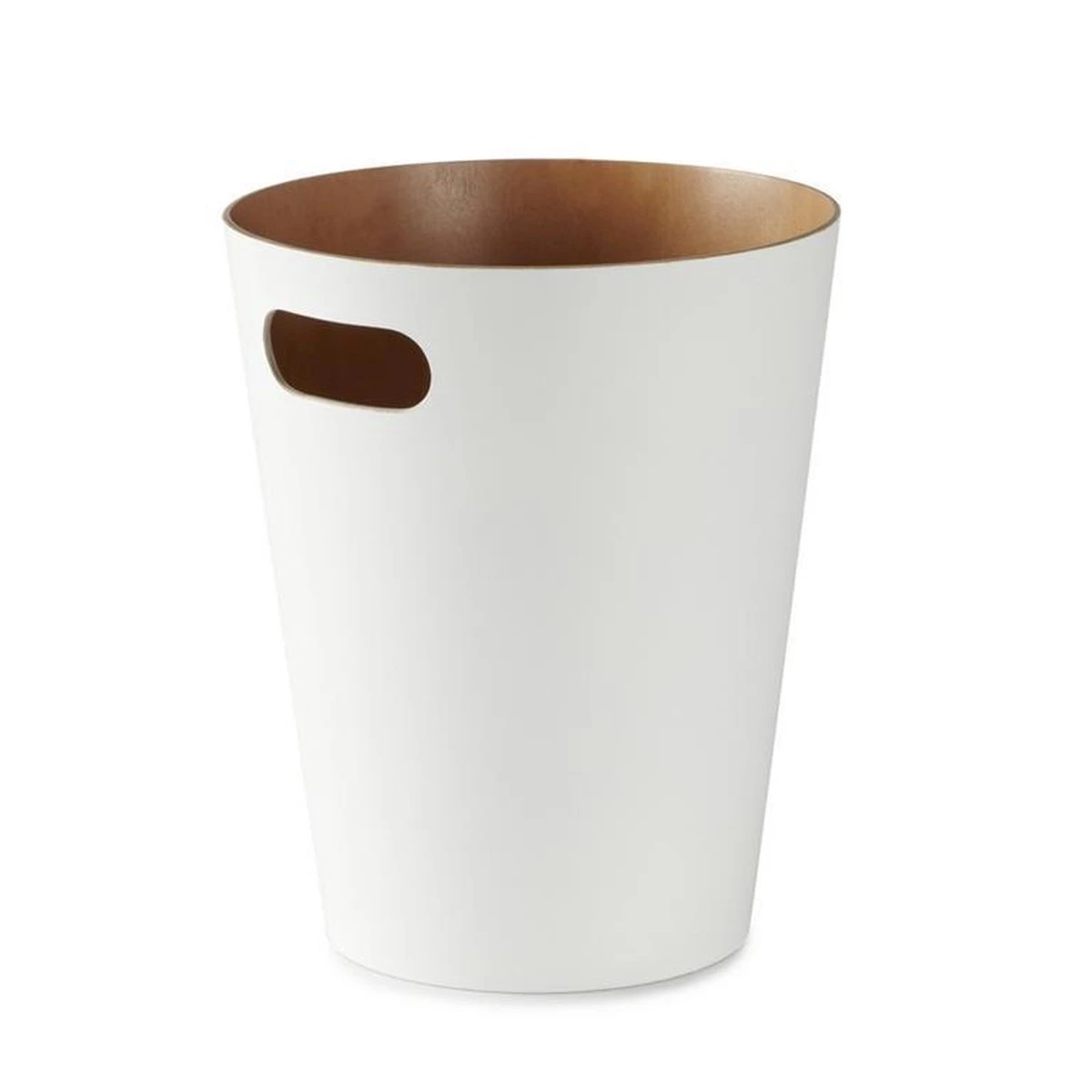 Umbra Woodrow Prullenbakbak - 7,5 L - Wit 4 Umbra Woodrow Prullenbakbak - 7,5 L - Wit - Afbeelding 2