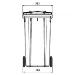 Kunststof Kliko Afval Rolcontainer Mini Container - 240 Liter - Grijs 9 Kunststof Kliko Afval Rolcontainer Mini Container - 240 Liter - Grijs -Huishoudelijke Schoonmaak 1200x1200 3262