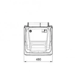 Merkloos Kliko Kunststof Afval Rolcontainer Mini - Prullenbak - 120 Liter Inhoud - Grijs -Huishoudelijke Schoonmaak 1200x1200 3270