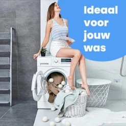 DRYQUICK Drogerballen- Wasbollen- Duurzaam Schapenwol - Herbruikbaar- 6 XL Wasballen Wit -Huishoudelijke Schoonmaak 1200x1200 564