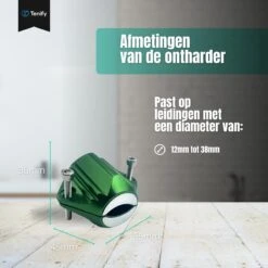 Tenify Magnetische Waterontharder - 7800 Gauss - Douche Filter - Waterverzachter - Waterontkalker - Antikalk Magneet - Waterleiding - Kalkaanslag -Huishoudelijke Schoonmaak 1200x1200 747