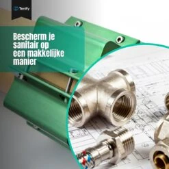 Tenify Magnetische Waterontharder - 7800 Gauss - Douche Filter - Waterverzachter - Waterontkalker - Antikalk Magneet - Waterleiding - Kalkaanslag -Huishoudelijke Schoonmaak 1200x1200 753