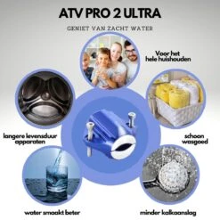 ATV PRO 2 ULTRA Magnetische Waterontharder - Waterontharder Magneet - Waterontharder Waterleiding - Anti Kalk - Ontkalker -Huishoudelijke Schoonmaak 1200x1200 799