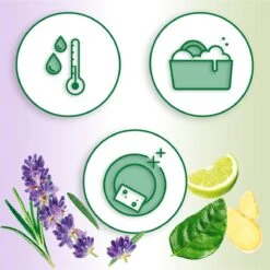 Dreft Naturals Lavender & Rosemary Afwasmiddel - Voordeelverpakking 10x450ml -Huishoudelijke Schoonmaak 1200x1200 881