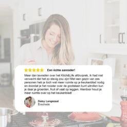 Kitch&Life Afdruiprek Oprolbaar - Mat Zwart - Pannenonderzetter - Afdruipmat - Keukenrek 3-in-1 -Huishoudelijke Schoonmaak 1200x1200 929