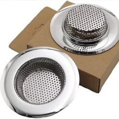 Luxe RVS Gootsteen Zeef Ø80 - 90mm - Gootsteenstop - Afvoerzeef - Korfplug - Gootsteenbakje -Huishoudelijke Schoonmaak 1200x1200 999