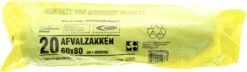 KOMO Afvalzakken - 60 L - 20 Stuks -Huishoudelijke Schoonmaak 1200x352 1