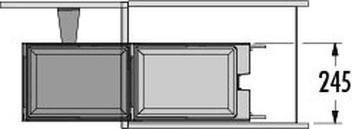 Hailo Solo Automatic Inbouw Prullenbak - Automatische Afvalemmer - 20 Liter | Donkergrijs 5 Hailo Solo Automatic Inbouw Prullenbak - Automatische Afvalemmer - 20 Liter | Donkergrijs - Afbeelding 3