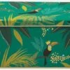 Bewaarblik Toekan - Groen - Rechthoek - Blik - 24 X 10 X 7,8 Cm - Sara Miller London -Huishoudelijke Schoonmaak 1200x533
