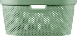 Curver - Infinity Recycled Dots - Wasmand - 40L - Groen 9 Curver - Infinity Recycled Dots - Wasmand - 40L - Groen -Huishoudelijke Schoonmaak 1200x571 2