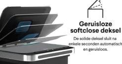 Homra DEXER Afvalscheiding Prullenbak - 4 Vakken - 60 Liter (2×18L + 2×12L) - Recycle Sensor Prullenbak - RVS Afvalemmer - Afvalscheidingsprullenbak - Design Keuken Afvalemmer - Automatische Lucht- En Bacterie Filter - Soft Close Deksel – Kleur Zwart 22 Homra DEXER Afvalscheiding Prullenbak - 4 Vakken - 60 Liter (2×18L + 2×12L) - Recycle Sensor Prullenbak - RVS Afvalemmer - Afvalscheidingsprullenbak - Design Keuken Afvalemmer - Automatische Lucht- En Bacterie Filter - Soft Close Deksel – Kleur Zwart -Huishoudelijke Schoonmaak 1200x632 2