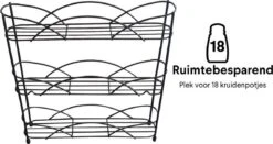 Zindoo - Kruidenrek - Standaard - 3-laags - Ophangbaar - 18 Kruiden Potjes - Anti-slip Pootjes - Spice Rack - Specerijenrek - Keukenorganizer - Keukenaccessoires 12 Zindoo - Kruidenrek - Standaard - 3-laags - Ophangbaar - 18 Kruiden Potjes - Anti-slip Pootjes - Spice Rack - Specerijenrek - Keukenorganizer - Keukenaccessoires -Huishoudelijke Schoonmaak 1200x637 4