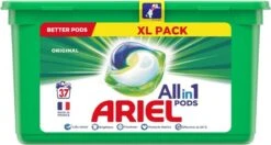 Ariel All In 1 Pods Regular Wasmiddel - Voordeelverpakking 3 X 37 Wasbeurten - Wasmiddel Pods -Huishoudelijke Schoonmaak 1200x643