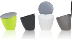 Mepal - Afvalbakje Calypso - Afvalbakje Voor Op Het Aanrecht - 2.2 Liter - Zwart - Grote Vulopening - Gemakkelijk Te Reinigeren -Huishoudelijke Schoonmaak 1200x662 3