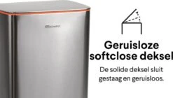 Pedaalemmer RVS 50 Liter - Prullenbak Met Pedaal Homra KONIQ - 50L Zilver - Automatische Lucht Filter - Odor Control Filter - Softclose Deksel - Design Afvalemmer - Duurzaam Vingerafdrukvrij En Vuilafstotend RVS - Keuken En Kantoor Vuilbak 24 Pedaalemmer RVS 50 Liter - Prullenbak Met Pedaal Homra KONIQ - 50L Zilver - Automatische Lucht Filter - Odor Control Filter - Softclose Deksel - Design Afvalemmer - Duurzaam Vingerafdrukvrij En Vuilafstotend RVS - Keuken En Kantoor Vuilbak -Huishoudelijke Schoonmaak 1200x681 6