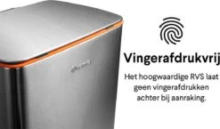 Pedaalemmer RVS 50 Liter - Prullenbak Met Pedaal Homra KONIQ - 50L Zilver - Automatische Lucht Filter - Odor Control Filter - Softclose Deksel - Design Afvalemmer - Duurzaam Vingerafdrukvrij En Vuilafstotend RVS - Keuken En Kantoor Vuilbak 33 Pedaalemmer RVS 50 Liter - Prullenbak Met Pedaal Homra KONIQ - 50L Zilver - Automatische Lucht Filter - Odor Control Filter - Softclose Deksel - Design Afvalemmer - Duurzaam Vingerafdrukvrij En Vuilafstotend RVS - Keuken En Kantoor Vuilbak -Huishoudelijke Schoonmaak 1200x703 1