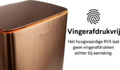 Homra Koniq Prullenbak Met Pedaal - 50 Liter - RVS - Pedaalemmer - Automatisch Lucht Filter - Odor Control - 50L Capaciteit - Soft Close Deksel - Afvalemmer - Design - Hygiënisch - Koper 23 Homra Koniq Prullenbak Met Pedaal - 50 Liter - RVS - Pedaalemmer - Automatisch Lucht Filter - Odor Control - 50L Capaciteit - Soft Close Deksel - Afvalemmer - Design - Hygiënisch - Koper -Huishoudelijke Schoonmaak 1200x703 2