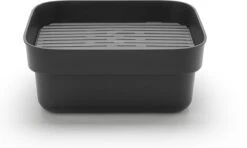Brabantia SinkSide Afwasbak Vierkant - Met Afdruipschaal - Dark Grey