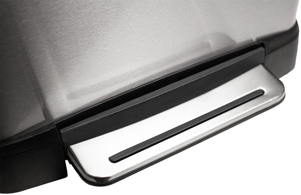 Pedaalemmer RVS 50 Liter - Prullenbak Met Pedaal Homra KONIQ - 50L Zilver - Automatische Lucht Filter - Odor Control Filter - Softclose Deksel - Design Afvalemmer - Duurzaam Vingerafdrukvrij En Vuilafstotend RVS - Keuken En Kantoor Vuilbak 17 Pedaalemmer RVS 50 Liter - Prullenbak Met Pedaal Homra KONIQ - 50L Zilver - Automatische Lucht Filter - Odor Control Filter - Softclose Deksel - Design Afvalemmer - Duurzaam Vingerafdrukvrij En Vuilafstotend RVS - Keuken En Kantoor Vuilbak - Afbeelding 15