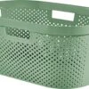 Curver - Infinity Recycled Dots - Wasmand - 40L - Groen -Huishoudelijke Schoonmaak 1200x793 2