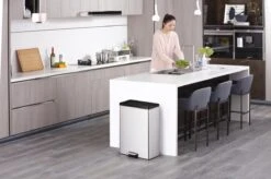 EKO Essential Prullenbak - 2x 20 L - Mat RVS -Huishoudelijke Schoonmaak 1200x796 3