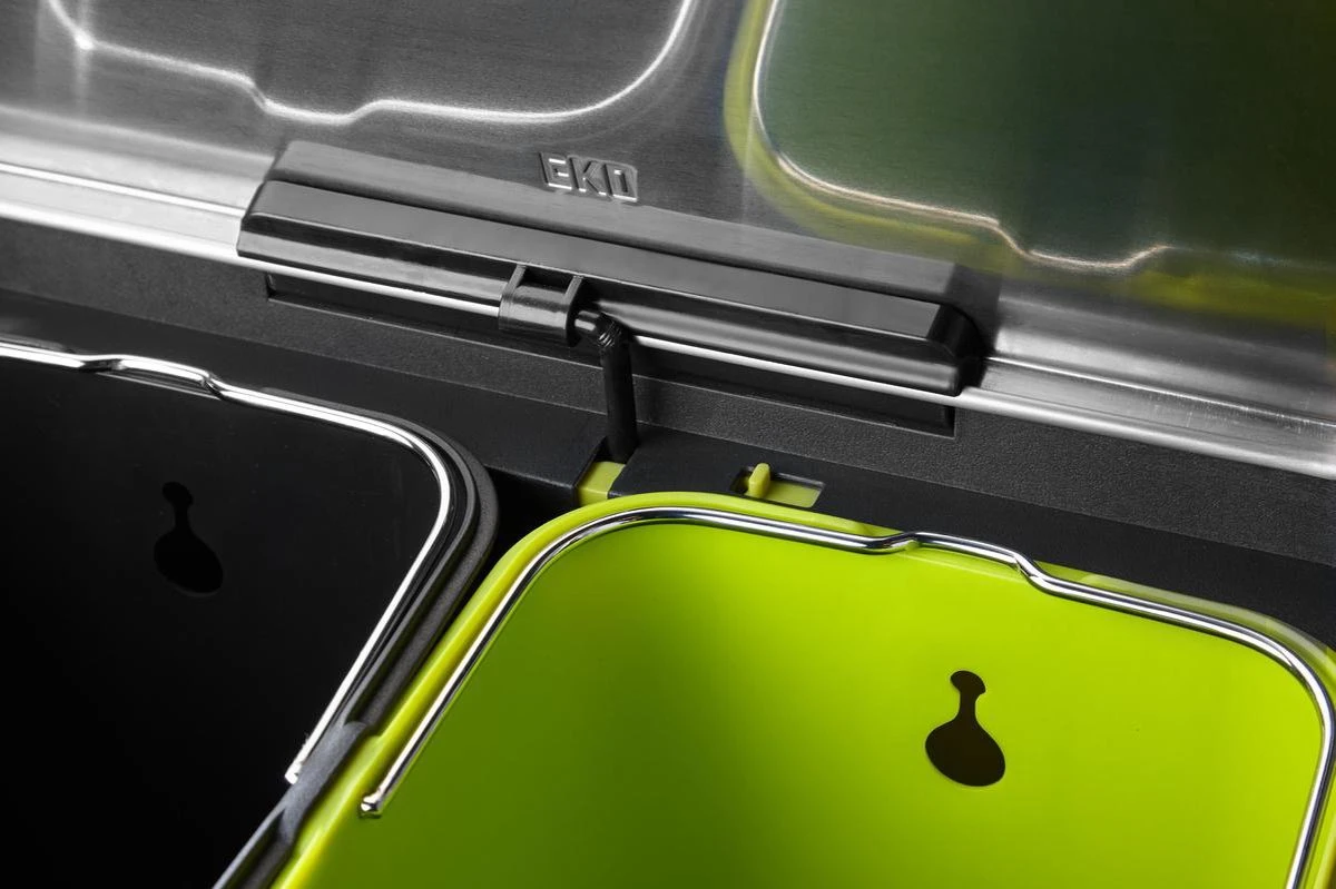 EKO EcoCasa Recycle Prullenbak - 30 + 15 L - Mat RVS 8 EKO EcoCasa Recycle Prullenbak - 30 + 15 L - Mat RVS - Afbeelding 6