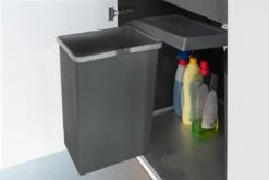 Eleganca Afvalbak 24 Liter – Inbouw Prullenbak – Inbouw Afvalemmer 24L – Uittrekbare Prullenbak – Afvalemmer Keuken – Hygiënisch – Ruimtebesparend Vuilnisbak – Uitdraaiende Prullenbak Deur – Antraciet – B34.1xD26xH46.6cm -Huishoudelijke Schoonmaak 1200x800 183
