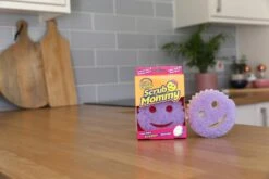 Scrub Daddy - Scrub Mommy Spons Krasvrij Dubbelzijdig Paars -Huishoudelijke Schoonmaak 1200x800 199